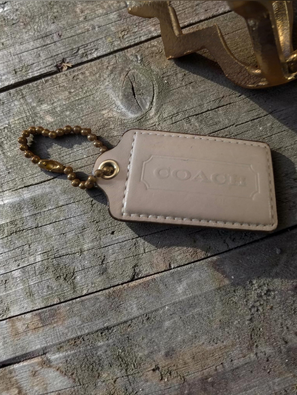 COACH Vintage Hang Tag 3"